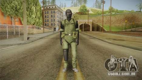 MSF Custom Soldier Skin 3 para GTA San Andreas