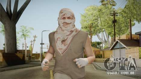 GTA Online: SmugglerRun Male Skin para GTA San Andreas