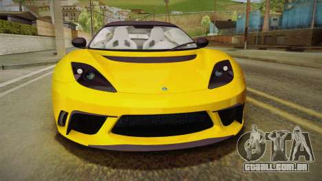 Lotus Evora GTE para GTA San Andreas
