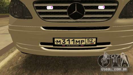Mercedes-Benz Vito FSB para GTA San Andreas