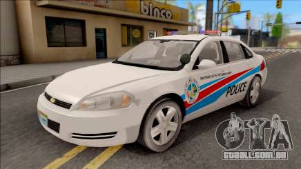 Chevrolet Impala Las Venturas Police Department para GTA San Andreas