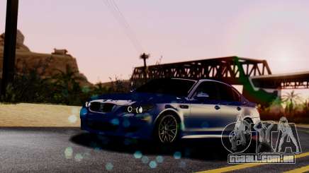 BMW M5 E60 turquesa para GTA San Andreas