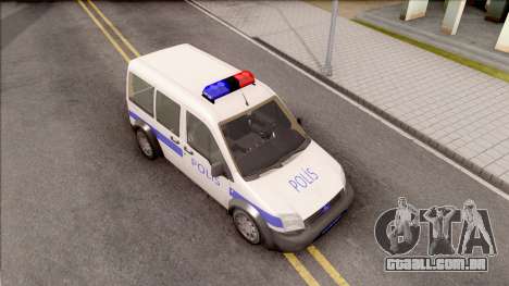 Ford Tourneo Connect K210S Turkish Police para GTA San Andreas