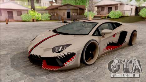 Lamborghini Aventador Shark New Edition White para GTA San Andreas