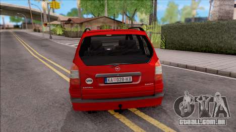 Opel Zafira 2.2DTI para GTA San Andreas