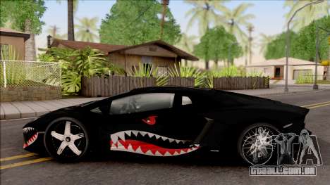 Lamborghini Aventador Shark New Edition Black para GTA San Andreas