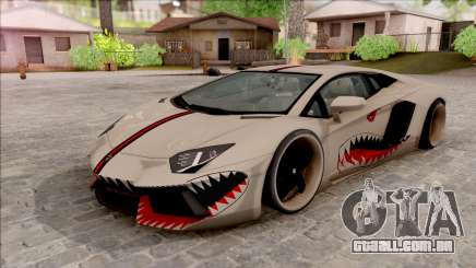 Lamborghini Aventador Shark New Edition White para GTA San Andreas