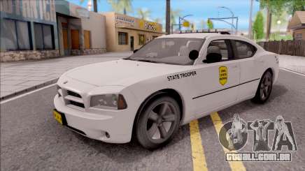 Dodge Charger Silver 2007 Iowa State Patrol para GTA San Andreas