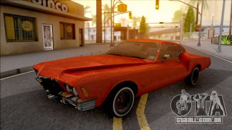 Buick Riviera 1972 Boattail Lowrider Red para GTA San Andreas