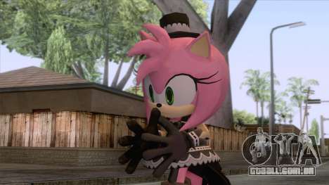 Sonic Runners - Amy Rose Gothic para GTA San Andreas