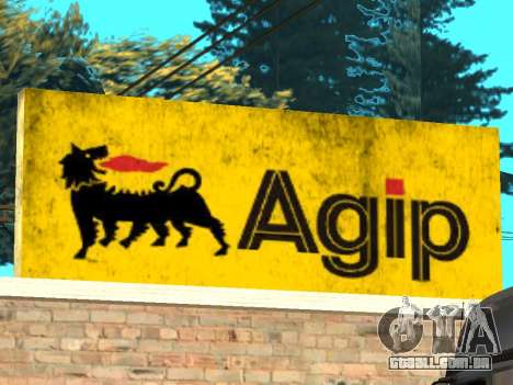 Agip Gas Station para GTA San Andreas