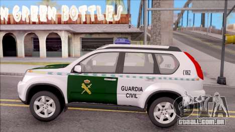Nissan X-Trail Guardia Civil Spanish para GTA San Andreas