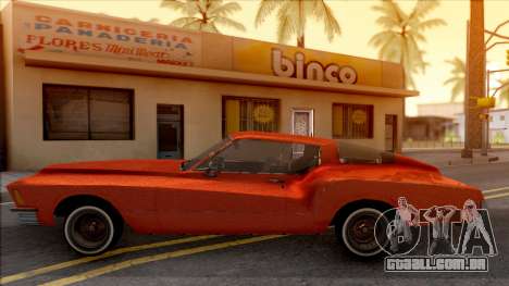 Buick Riviera 1972 Boattail Lowrider Red para GTA San Andreas