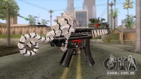 MP5 Tiger Skin para GTA San Andreas