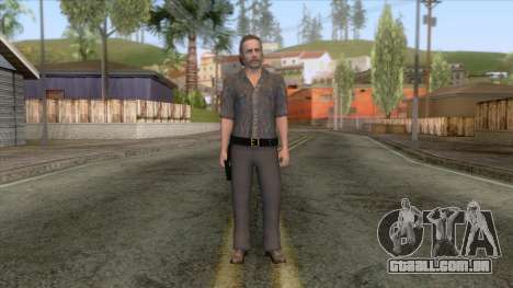 The Walking Dead - Rick Grimes para GTA San Andreas