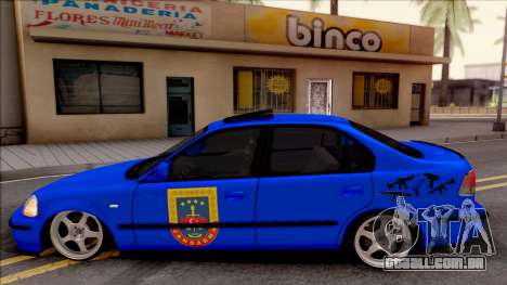 Honda Civic Ies Gendarmerie para GTA San Andreas