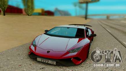 Lamborghini Huracan vermelho para GTA San Andreas