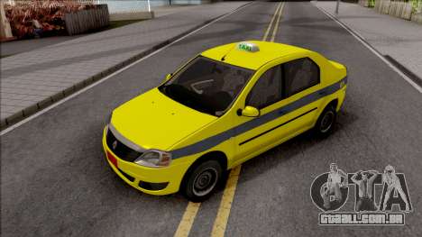 Renault Logan Taxi para GTA San Andreas