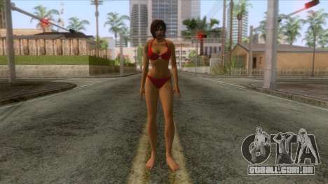 Sexy Beach Girl Skin 6 para GTA San Andreas