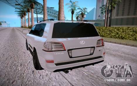 Lexus LX570 para GTA San Andreas