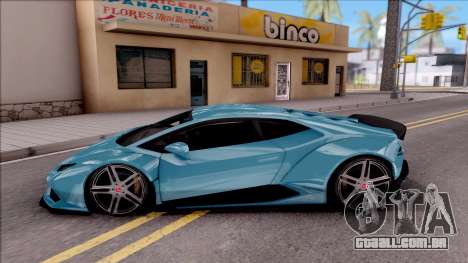 Lamborghini Huracan LB Team-eXtreme para GTA San Andreas