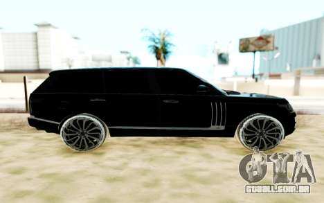 Land Rover Range Rover SVA para GTA San Andreas