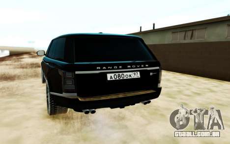 Land Rover Range Rover SVA para GTA San Andreas