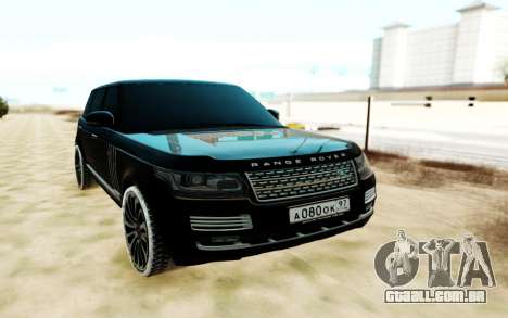 Land Rover Range Rover SVA para GTA San Andreas