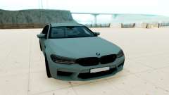 BMW M5 F90 prata para GTA San Andreas