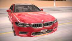 BMW M5 F90 vermelho para GTA San Andreas