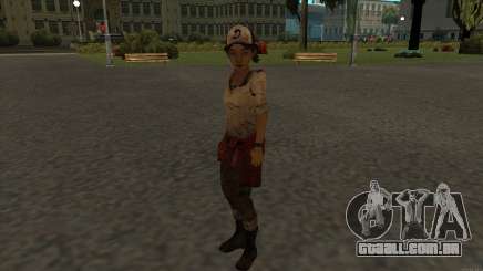 Clementine from The Walking Dead - season 3 para GTA San Andreas