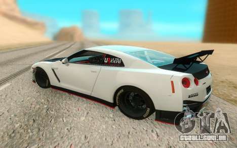 Nissan GTR Nismo para GTA San Andreas