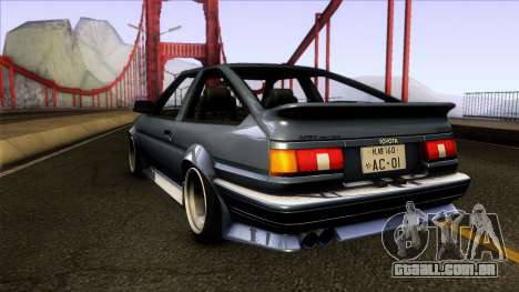 Toyota Trueno AE86 1986 para GTA San Andreas