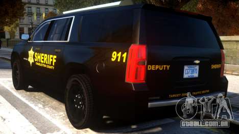 2015 Suburban Target Zero Units Police para GTA 4
