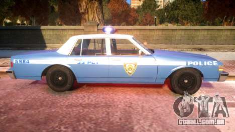 1985 Chevrolet Caprice NYPD Police para GTA 4