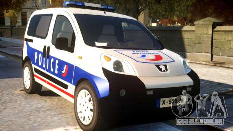 Peugeot Bipper Police para GTA 4