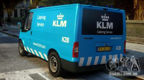 Ford Transit Catering Service KLM para GTA 4