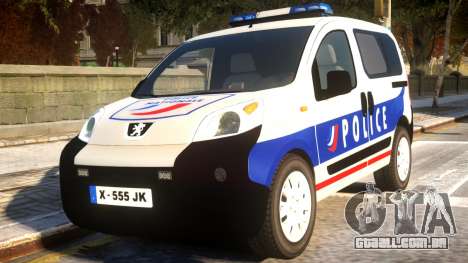 Peugeot Bipper Police para GTA 4