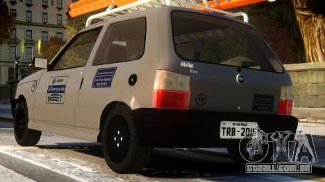 Fiat Uno com Escada para GTA 4
