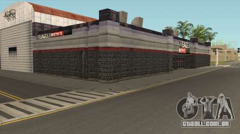 O WEAZEL News construção para GTA San Andreas