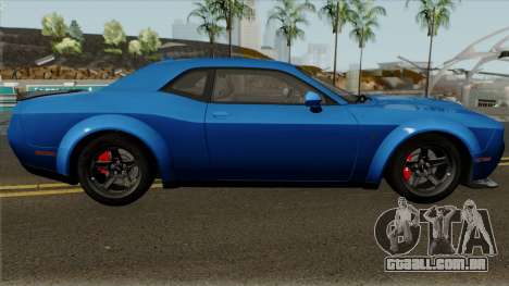 Dodge Challenger Demon 2017 para GTA San Andreas