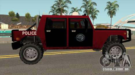 Patriota Polícia no estilo de SA para GTA San Andreas