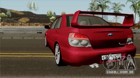 Subaru Impreza WRX STI 2004 para GTA San Andreas