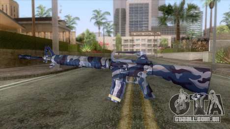 M-16 Camo URB Azul para GTA San Andreas