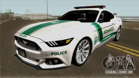 Ford Mustang GT 2015 Dubai Police RedBull Dubai para GTA San Andreas