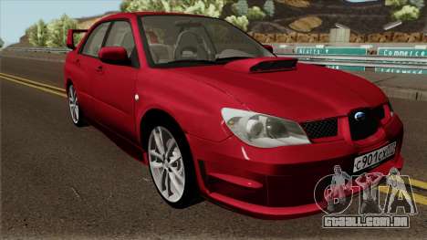 Subaru Impreza WRX STI 2004 para GTA San Andreas