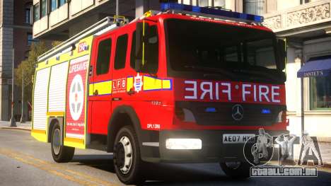 London Fire Brigade Atego Fire Appliance para GTA 4