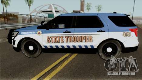 Ford Explorer 2012 Red County Police para GTA San Andreas