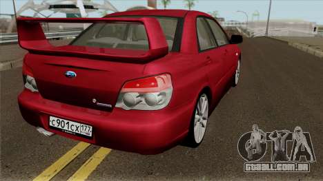 Subaru Impreza WRX STI 2004 para GTA San Andreas