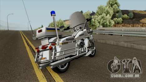 A Harley-Davidson FLH 1200 Polícia da Ucrânia para GTA San Andreas